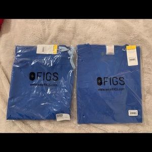 Figs scrubs in royal blue (NEVER WORN & WITH TAGS)